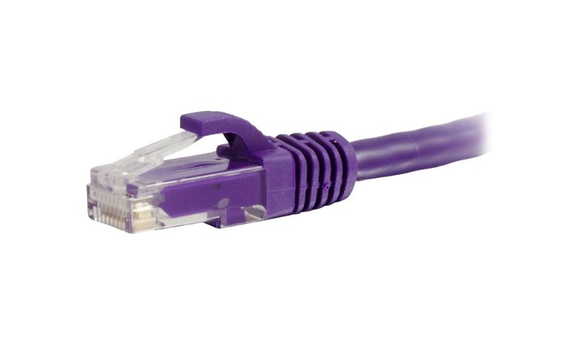 C2G 27807 Cat6 Snagless UTP Ethernet Patch Cable 100 ft Purple