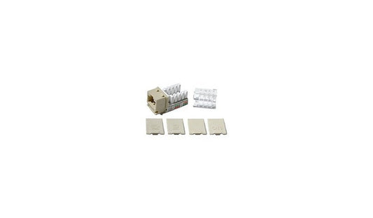 C2G 29310 Cat6 UTP Keystone Jack RJ45 110/Krone Ivory Lifetime Warranty