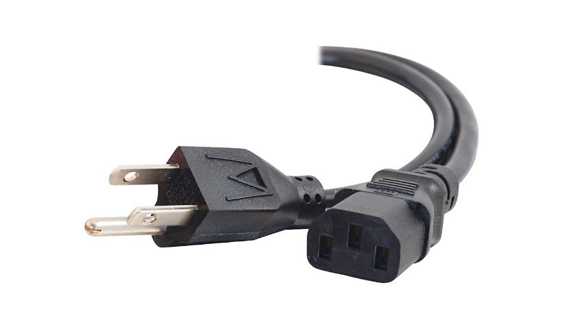 C2G 29928 NEMA 5-15P to C13 Computer Power Cord 8 ft 16 AWG Lifetime Warranty