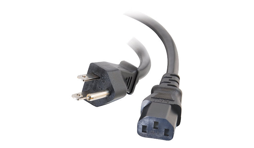 C2G 29927 NEMA 5-15P to C13 Computer Power Cord 5 ft 16 AWG Lifetime Warranty