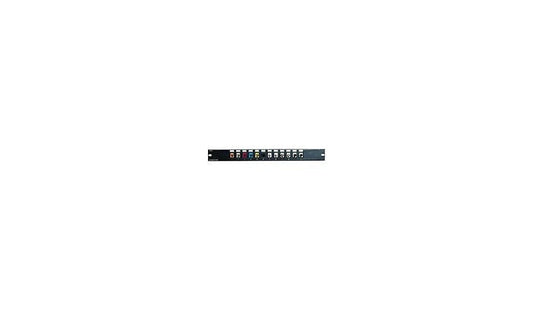 C2G 03857 12-Port Blank Keystone/Multimedia Patch Panel 1U 1 Year