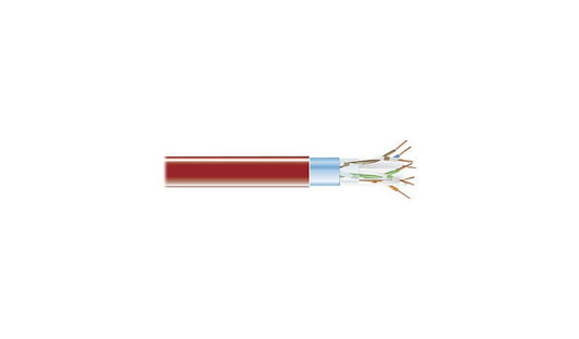 Black Box EVNSL0616A-1000 Cat6 Plenum Bulk Cable 1000 ft Solid Shielded Red