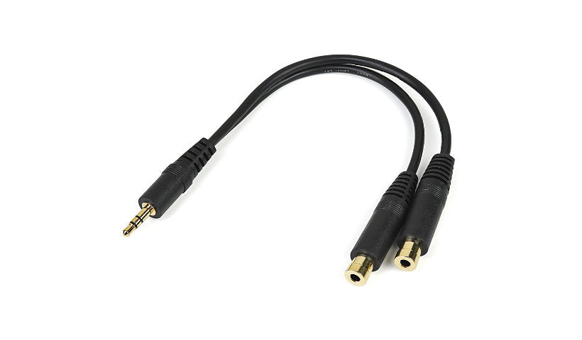 StarTech.com MUY1MFF 3.5mm Stereo Splitter Cable 6 in Lifetime Warranty