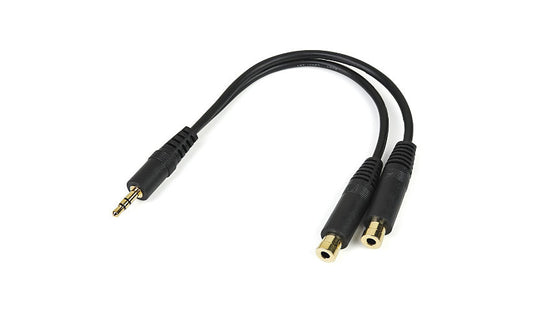 StarTech.com MUY1MFF 3.5mm Stereo Splitter Cable 6 in Lifetime Warranty