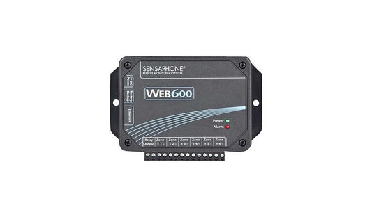 Sensaphone Web600 Remote Temperature Monitoring System 6 Inputs FGD-W600