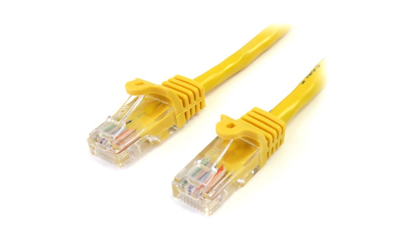 StarTech.com 45PATCH6YL Cat5e Snagless UTP Ethernet Patch Cable 6 ft Yellow