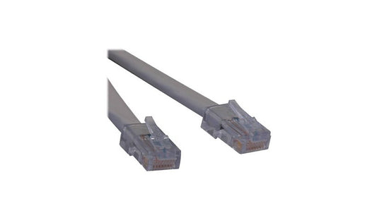 Eaton Tripp Lite 10ft (3.05m) T1 Shielded RJ48C Crossover Cable, RJ45 Male to Male, 22 AWG, TAA Compliant, Beige, N266-010