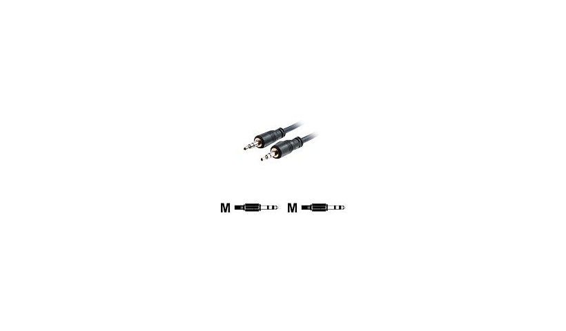 C2G 40518 3.5mm Stereo Audio Cable 50 ft Plenum CMP Rated Lifetime Warranty