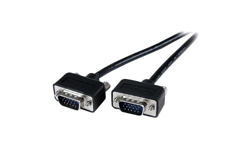 StarTech.com Thin Low-Profile Coax High-Res VGA Cable, HD15 M/M, 15 ft