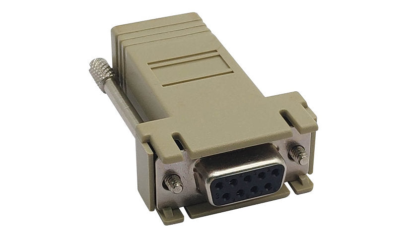 Tripp Lite B090-A9F Modular Serial Adapter DB9 F to RJ45 F Straight-Through