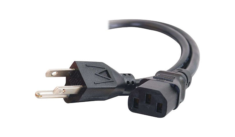 C2G 53406 NEMA 5-15P to C13 Computer Power Cord 12 ft 18 AWG Lifetime Warranty