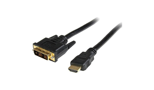 StarTech.com HDMIDVIMM10 HDMI to DVI-D Cable 10 ft Lifetime Warranty