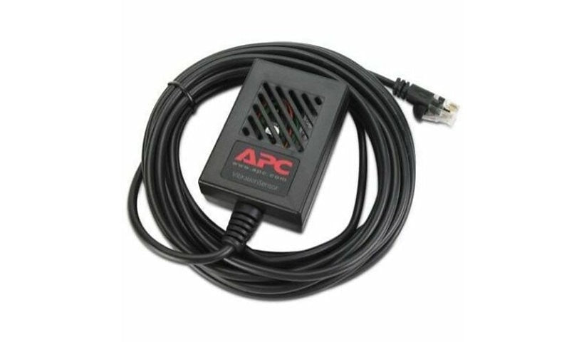 APC NetBotz Wired Vibration Sensor, 12ft, RJ-45, TAA Compliant, Black, NBES0306