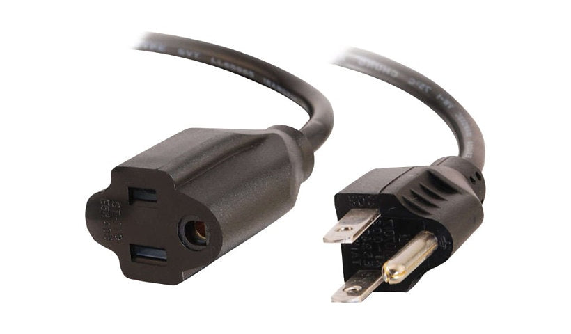 C2G 53408 NEMA 5-15P to NEMA 5-15R Outlet Saver Power Extension Cord 12 ft