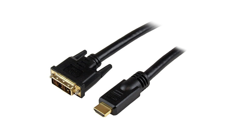 StarTech.com HDMIDVIMM20 HDMI to DVI-D Cable 20 ft Lifetime Warranty