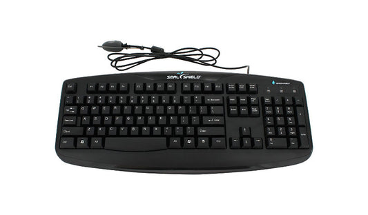 Seal Shield Seal Storm Medical Grade Waterproof USB Keyboard Black STK503 2 Year