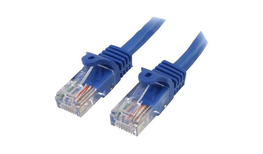 StarTech.com RJ45PATCH10 Cat5e Snagless UTP Ethernet Patch Cable 10 ft Blue