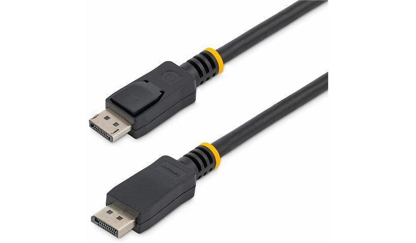 StarTech.com DisplayPort 1.2 Cable, 4K 60Hz, VESA Certified, Latching, 15 ft