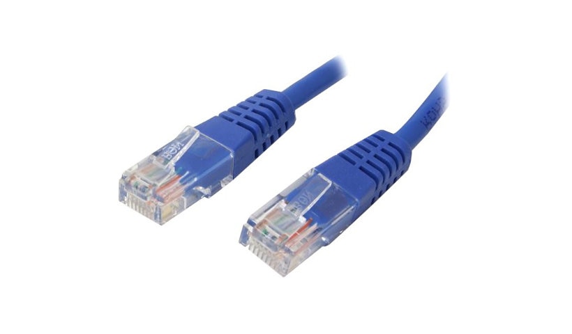 StarTech.com M45PATCH8BL Cat5e Molded UTP Ethernet Patch Cable 8 ft Blue