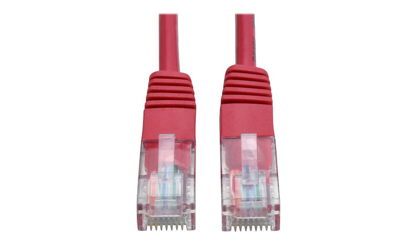 Tripp Lite N002-001-RD Cat5e Molded UTP Ethernet Patch Cable 1 ft Red