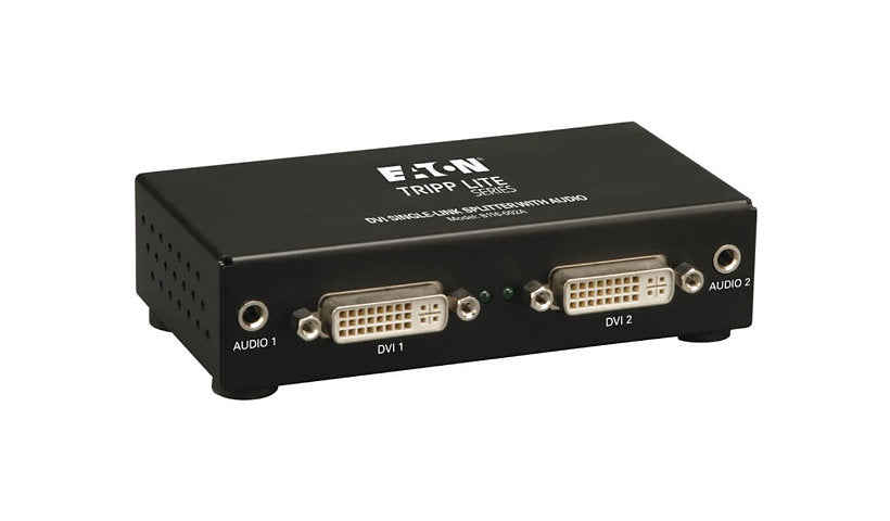 Tripp Lite B116-002A 2-Port DVI Single Link Video/Audio Splitter TAA 3 Year