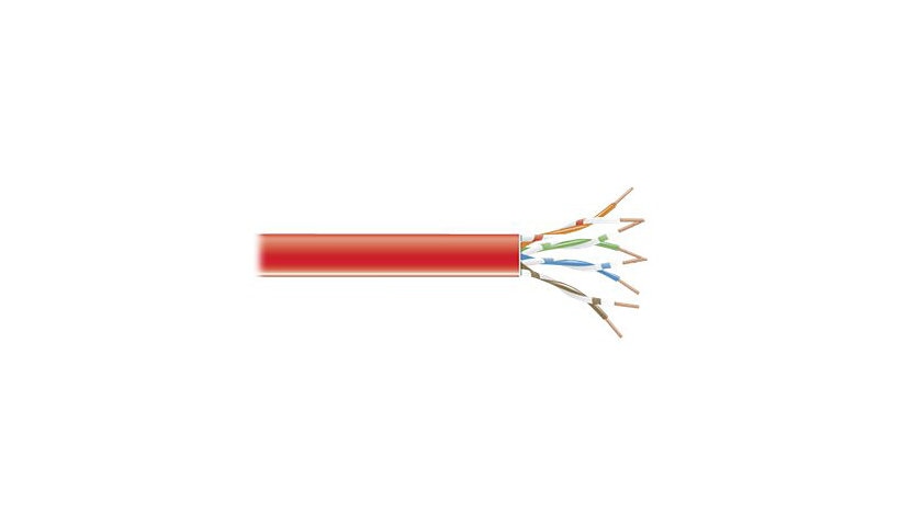 Black Box EVNSL0643A-1000 GigaTrue 550 Cat6 Stranded Bulk Cable 1000 ft Red