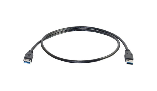 C2G USB 3.0 A to A Cable, SuperSpeed 5Gbps, Male/Male, Black, 3 m (9.8 ft)