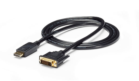 StarTech.com DisplayPort to DVI-D Single Link Adapter Cable, 1080p, M/M, 6 ft