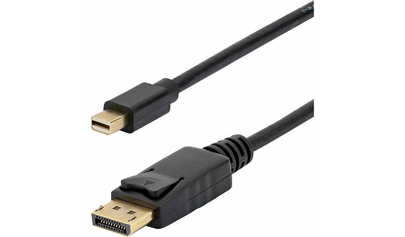 StarTech.com Mini DP to DisplayPort 1.2 Cable, 4K 60Hz, Male/Male, 3 m (10 ft)
