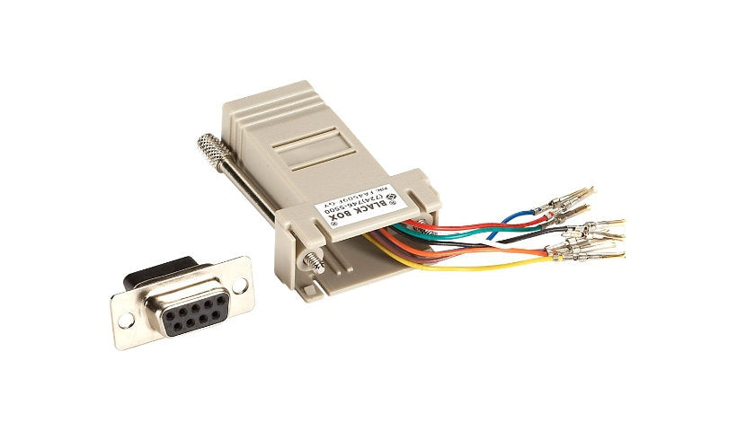 Black Box FA4509F-GY Modular Adapter Kit Unassembled Gray Lifetime Warranty