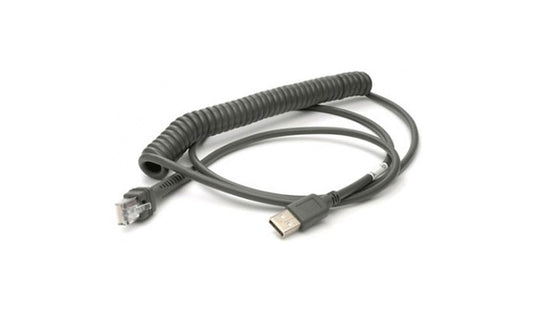 Honeywell Coiled PoweredUSB Cable for MS1690/MS3780/Voyager 9520, 53-53235-N-3