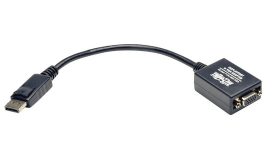 Tripp Lite DisplayPort to VGA Active Adapter, M/F, 1920x1200, 6 in