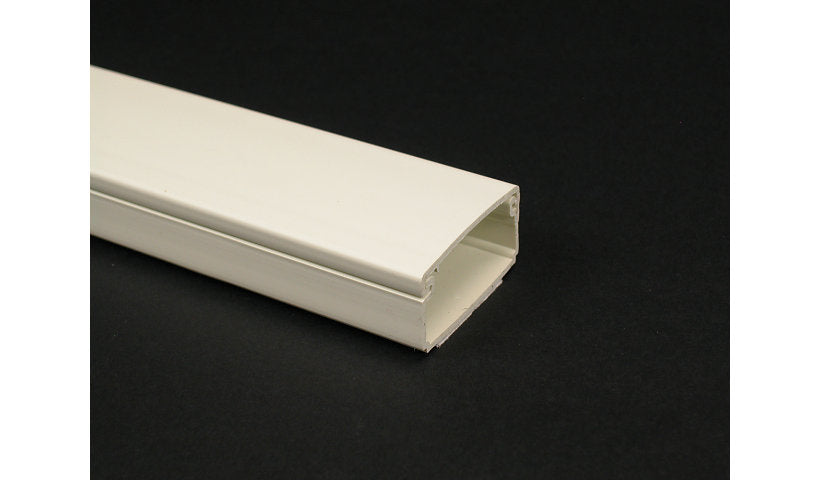 Wiremold PN10L08V Eclipse PN10 One-Piece Latching Raceway 8 ft Lengths Ivory TAA