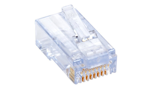 Black Box C6EZUP-100PAK Cat6 EZ-RJ45 Modular Plug 100 Pack TAA Lifetime Warranty