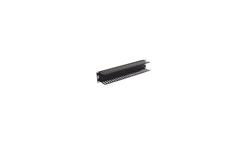 ICC ICCMSCMA42 2U Horizontal Front Finger Duct Panel 19 in 24 Slots