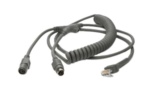 Honeywell Coiled Keyboard Wedge PS/2 Cable, 5V, 10 ft, CBL-720-300-C00