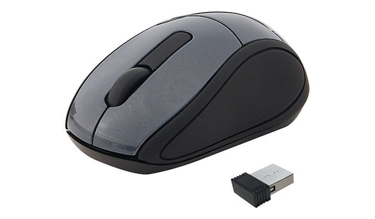 Verbatim 97470 Wireless Mini Travel Mouse Nano Receiver Graphite 1 Year