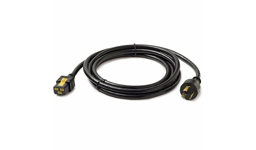 APC AP8753 NetShelter Locking Power Cord 3 m C19 to NEMA L6-20P 208V 2 Year
