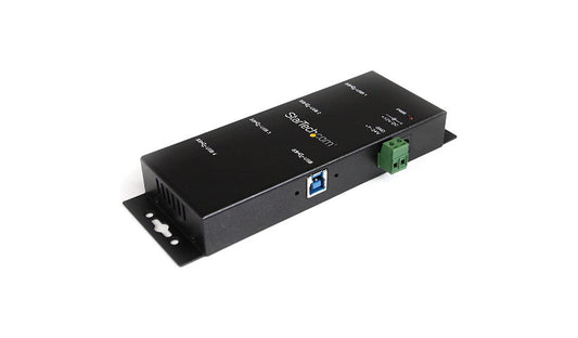 StarTech.com Industrial USB 3.0 Hub, 4 Ports, 5Gbps, BC 1.2 Charging, TAA