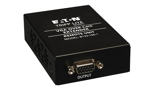 Tripp Lite B132-100-1 VGA over Cat5/6 Box-Style Receiver Up to 1000 ft 1 Year