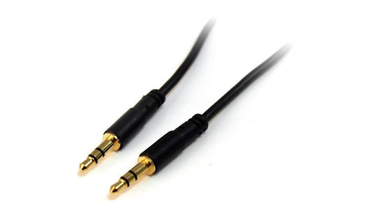 StarTech.com MU10MMS Slim 3.5mm Stereo Audio Cable 10 ft Lifetime Warranty