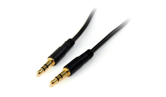 StarTech.com MU15MMS Slim 3.5mm Stereo Audio Cable 15 ft Lifetime Warranty