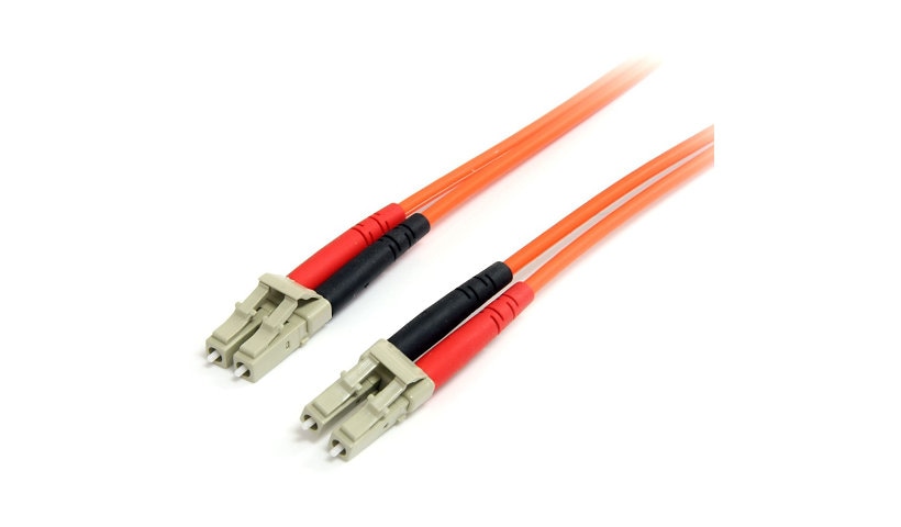 StarTech.com 1m (3.3ft) LC to LC OM1 Multimode Duplex Fiber Patch Cable, 62.5/125, LSZH, Orange, FIBLCLC1