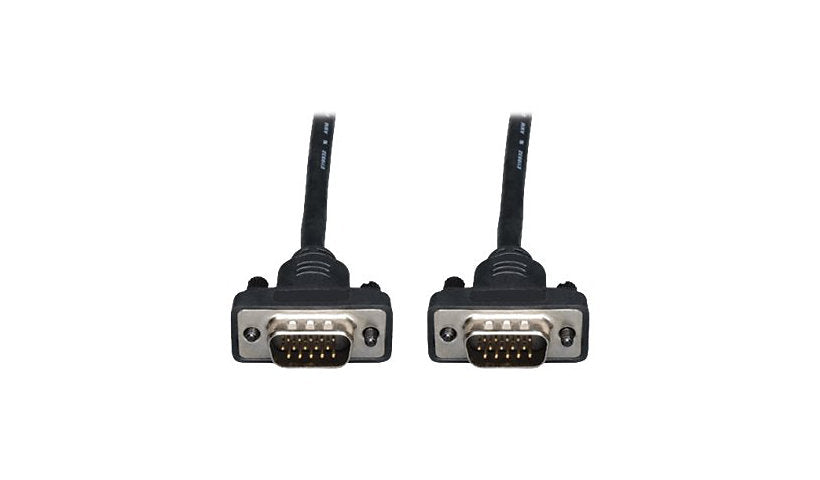 Tripp Lite Low-Profile High-Res VGA Coax Monitor Cable, HD15 M/M, Slim, 6 ft