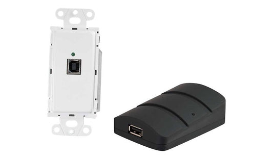 C2G 53878 TruLink USB 2.0 over Cat5 Superbooster Wall Plate Kit 1 Year