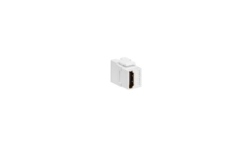 Leviton 40834-W QuickPort HDMI Feed-Through Connector White