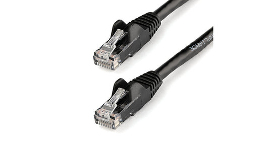 StarTech.com N6PATCH3BK Cat6 Snagless UTP Ethernet Patch Cable 3 ft