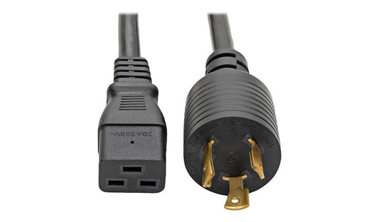 Tripp Lite P040-014 C19 to NEMA L6-20 Power Cord 14 ft 20A Lifetime Warranty