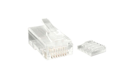 StarTech.com CRJ45C6STR50 Cat6 RJ45 Modular Plug for Stranded Wire Clear 2 Year