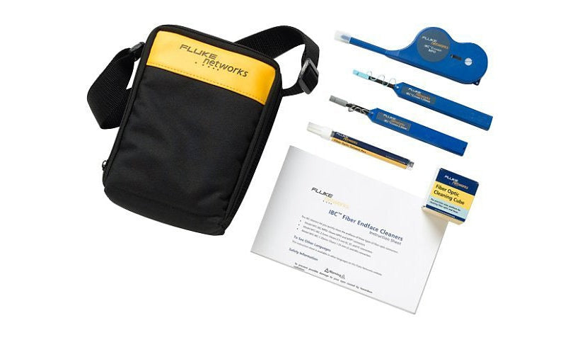 Fluke Networks NFC-KIT-CASE-E Enhanced Fiber Optic Cleaning Kit